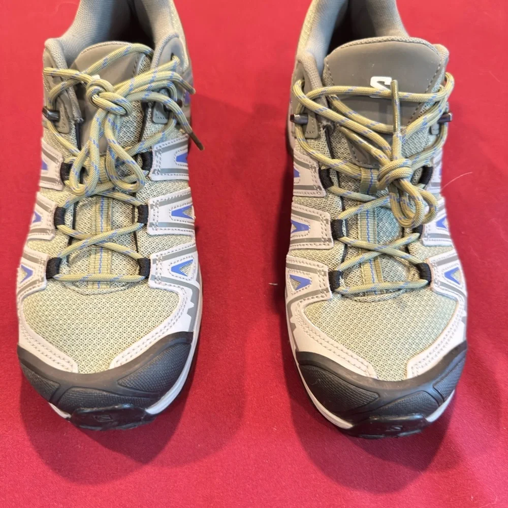 Salomon X Ultra Pioneer Aero Women’s Shoes - Green, Black and Gray Size 10 - Picture 7 of 11